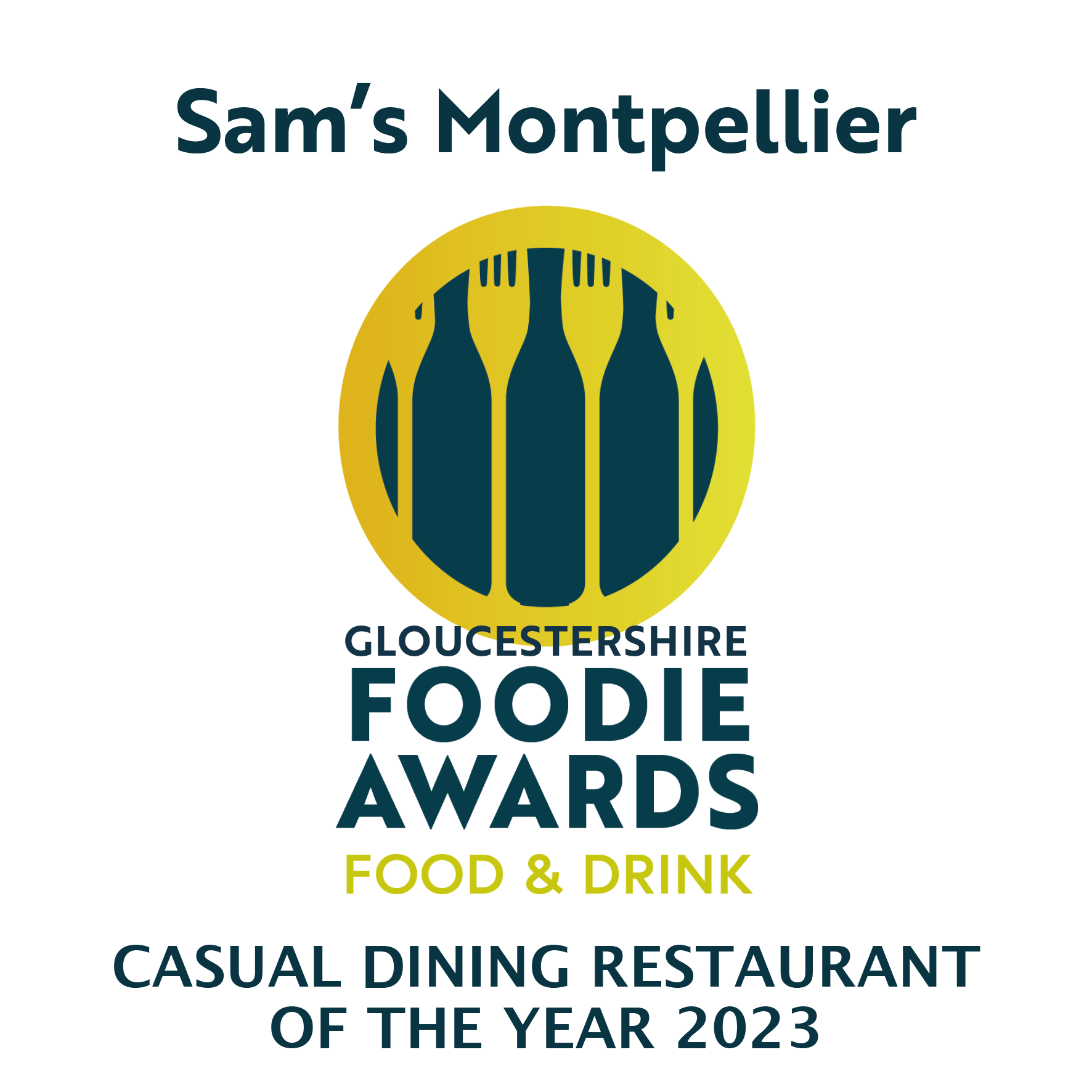 Gloucestershire Foodie Awards - Casual Dining Restaurant of the Year 2023